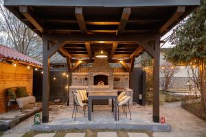 Patio nebo venkovní prostory v ubytování Zaivan Retreat
