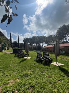 Zahrada ubytování Agriturismo La Vergheria