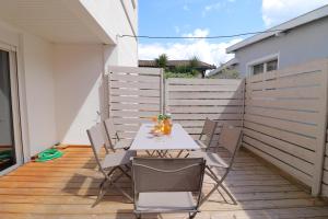Μπαλκόνι ή βεράντα στο Le Spazioso - T3 Arcachon avec terrasse privative