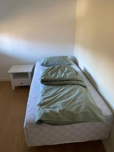 Una cama o camas en una habitación de FØRDE Kjellerleilighet med 2 soverom