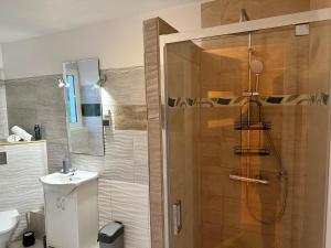 Kúpeľňa v ubytovaní Villa na Dolnej
