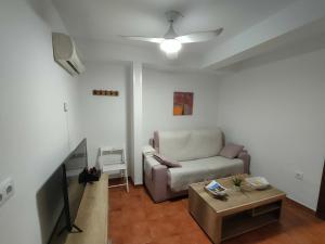 Una televisión o centro de entretenimiento en Apartamento Santa Inés