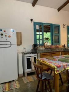Kjøkken eller kjøkkenkrok på Refúgio nas Dunas de Paracuru