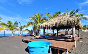 Swimmingpoolen hos eller tæt på TAHITI - Bungalow Taharuu Surf Hoe