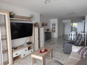 Telewizja i/lub zestaw kina domowego w obiekcie Delfin Home