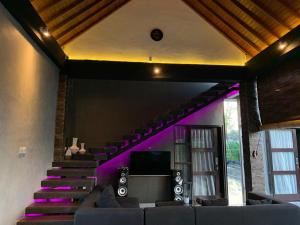 Μια τηλεόραση ή/και κέντρο ψυχαγωγίας στο Danniel Luxury Villa Pererenan