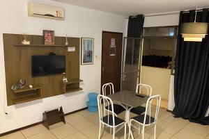 Kuchyň nebo kuchyňský kout v ubytování VA Apart Hotel Savassi