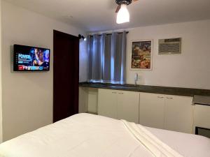 TV a/nebo společenská místnost v ubytování VA Apart Hotel Savassi