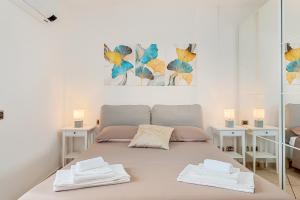 Postel nebo postele na pokoji v ubytování La Casa dei Sogni