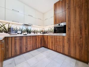 Dapur atau dapur kecil di CLASSY APARTMENTS - AQUAPARK Reda II