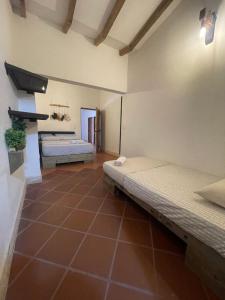 Kuchyň nebo kuchyňský kout v ubytování Finca Hotel el Valhalla