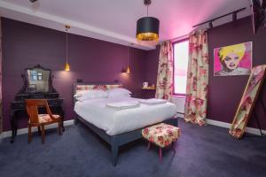 Кровать или кровати в номере ART B&B