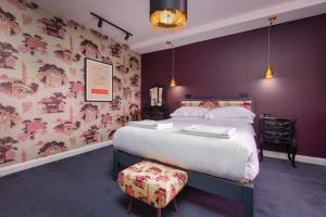 Кровать или кровати в номере ART B&B