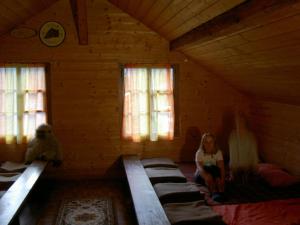 Voodi või voodid majutusasutuse Berggasthaus Obbort toas