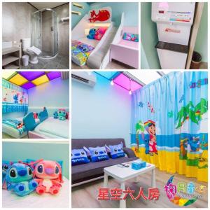Łóżko lub łóżka w pokoju w obiekcie Haoyue Tongxin Family Homestay