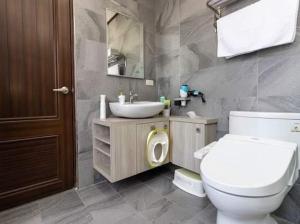 Łazienka w obiekcie Haoyue Tongxin Family Homestay
