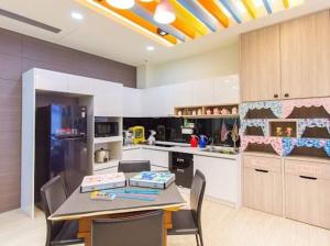 Kuchyň nebo kuchyňský kout v ubytování Haoyue Tongxin Family Homestay