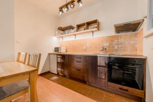 Dapur atau dapur kecil di Apartman Lucie