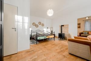 Katil atau katil-katil dalam bilik di Apartman Lucie
