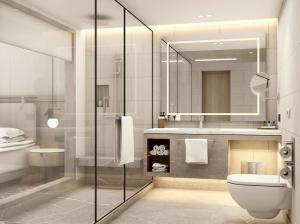 Koupelna v ubytování Ramada Plaza by Wyndham JHV Varanasi