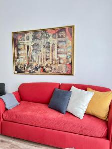 Et opholdsområde på LA Home - Puzzle House