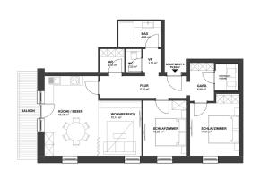 Půdorys ubytování NEW! Tevini Alpine Apartments by we rent