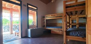 Voodi või voodid majutusasutuse Gîte de Cayssie toas