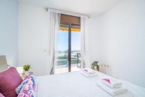 Posteľ alebo postele v izbe v ubytovaní Apart-rent Apartment Blaucel 0083
