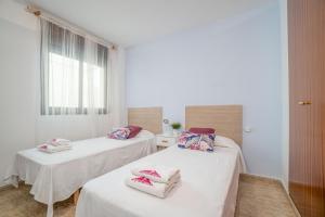 Posteľ alebo postele v izbe v ubytovaní Apart-rent Apartment Blaucel 0083