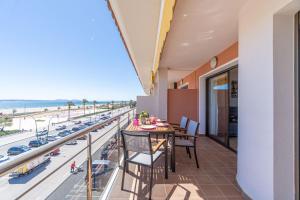Balkón alebo terasa v ubytovaní Apart-rent Apartment Blaucel 0083