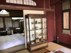 เตียงในห้องที่ 金文堂 kinbundo