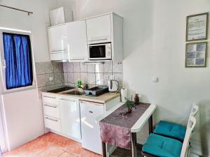 Kuchyň nebo kuchyňský kout v ubytování Guest House Antonia