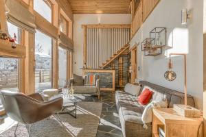 Ruang duduk di Chalet Nepal