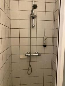 カステルレーにあるHotel Fauwaterの浴室のシャワーヘッド付きシャワー