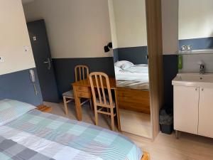 Hotel Fauwaterにあるベッド