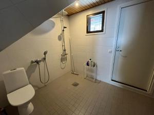 A bathroom at Wild About Lapland Holiday Home