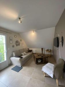 Posezení v ubytování B&B Chez Séverine