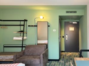 Setusvæði á Nonanteneuf appart hōtel Sierre - contactless check-in