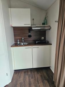 A kitchen or kitchenette at Veerhuys Tante Jet