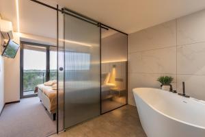 Koupelna v ubytování Hotel Jurmala Spa