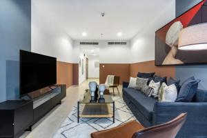 TV a/nebo společenská místnost v ubytování The Smart Concierge - Elite residence