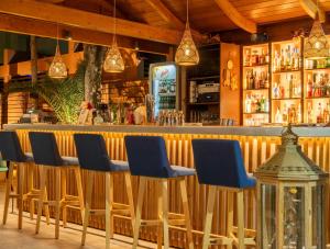 Lounge nebo bar v ubytování Paradise Hotel-Apartments