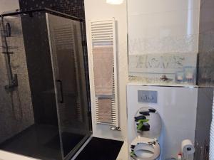 Koupelna v ubytování Chambre deluxe au 2ème étage, chambre double au 4ème étage NOT A HÔTEL