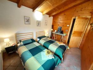 Postel nebo postele na pokoji v ubytování The Green Trail - Rooms + 3 fotografie