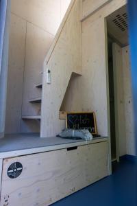 Virtuvė arba virtuvėlė apgyvendinimo įstaigoje MOBILE HOMES direkt am Strand des Neusiedler Sees