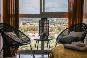 Balkón alebo terasa v ubytovaní Studio avec parking vue sur la Cité de Carcassonne