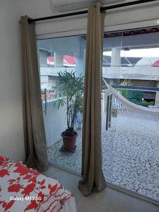 Cama ou camas em um quarto em Studio com varanda - Melhor localização do Arruda