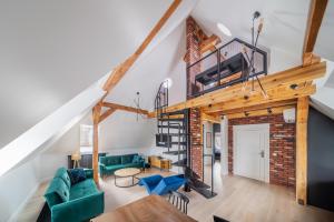 Posezení v ubytování H Aparthotel