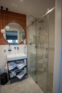 Kúpeľňa v ubytovaní Ołowianka B&B