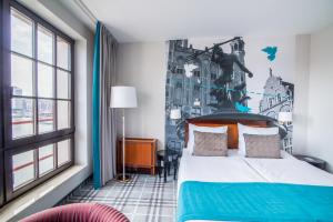 Posteľ alebo postele v izbe v ubytovaní Hotel Hanza